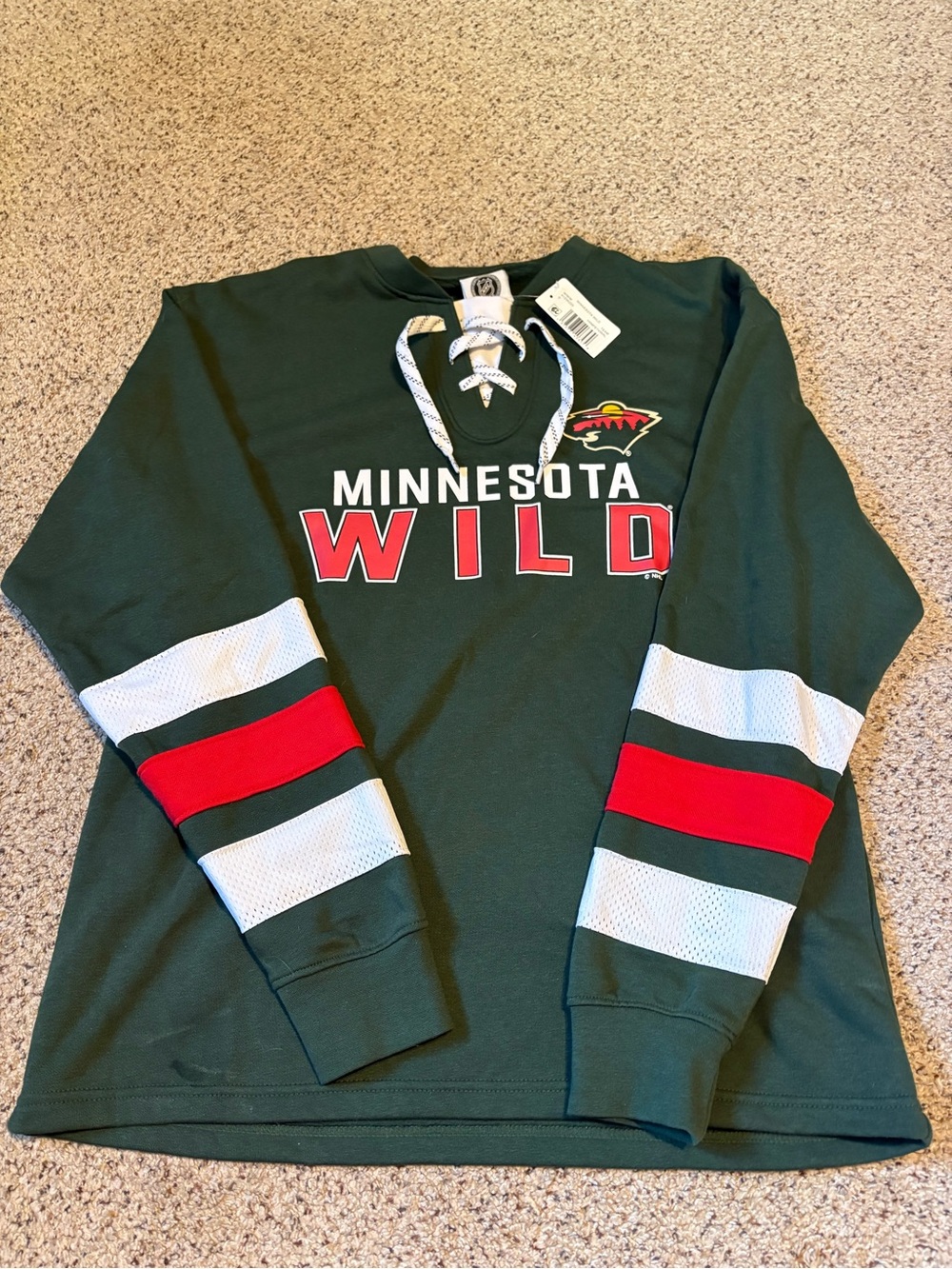 NHL Forest Green Pullover with White Accent